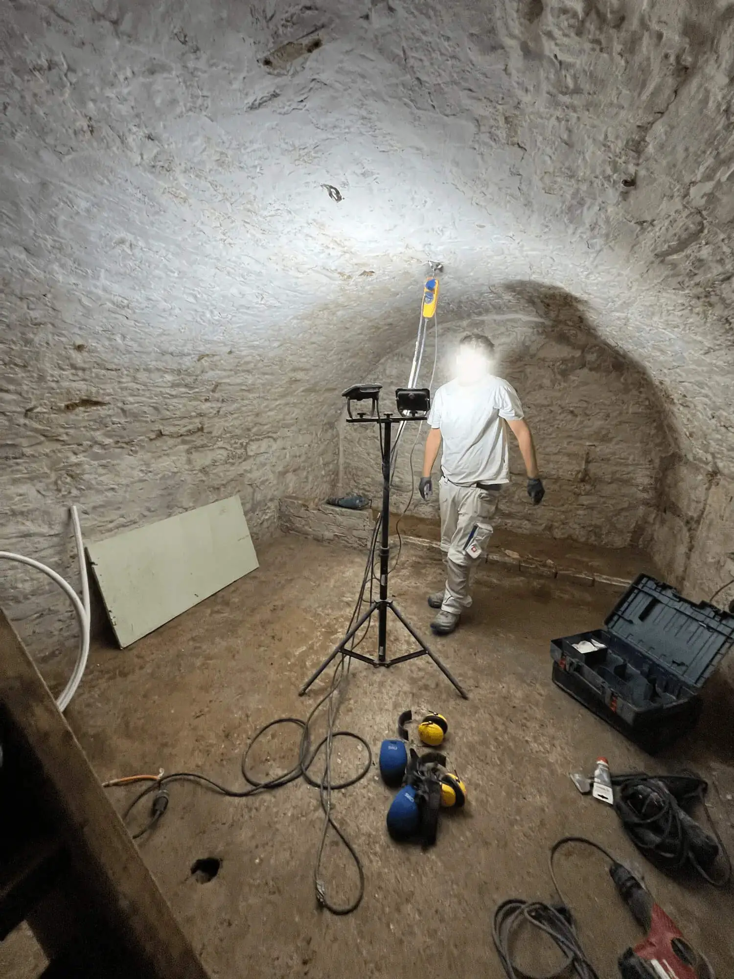 Keller vorher - Sanierung Aachen